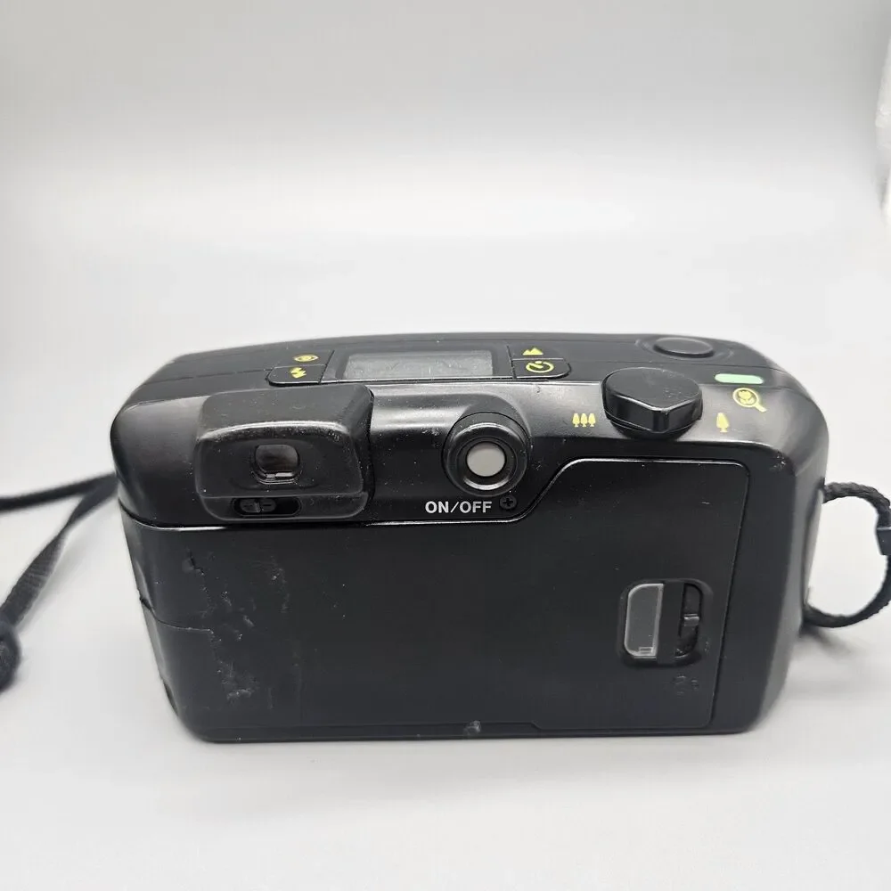 PENTAX IQZoom 115 Date Defective Powers On 35mm Point And Shoot Camera For Parts